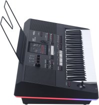 61-Key Arranger Workstation Keyboard with Bluetooth & Customizable LEDs, Black