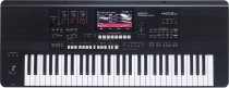 61-Key Arranger Workstation Keyboard with Bluetooth & Customizable LEDs, Black