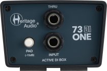 Active 1-channel Vintage-style Direct Box with Ground Lift, -15dB Pad, and Thru Output