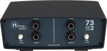Active 2-channel Vintage-style Direct Box with Ground Lift, -15dB Pad, and Thru Outputs