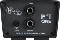 Passive 1-channel Vintage-style Direct Box with Ground Lift, -15dB Pad, and Thru Output