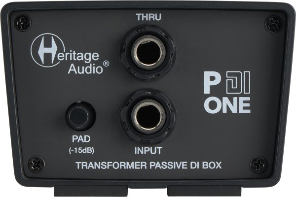 Passive 1-channel Vintage-style Direct Box with Ground Lift, -15dB Pad, and Thru Output