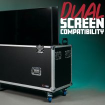 EXPO Series ATA-Style Case for Two 80″-86″LED/LCD Screens
