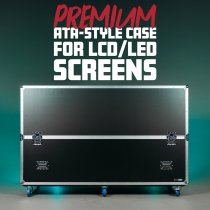 EXPO Series ATA-Style Case for Two 80″-86″LED/LCD Screens