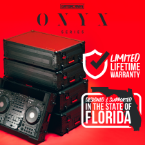 ONYX Flight Case for Pioneer DJ DDJ-REV7 DJ Controller, Black on Black