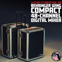 Case for Behringer WING Compact 48-channel Digital Mixer with Doghouse