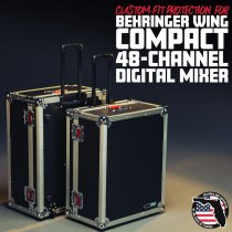 GTOUR Case for Behringer WING Compact 48-channel Digital Mixer -No Doghouse