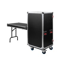 ATA Style Heavy Duty Case with 7 Drawers and Fold-Out Table