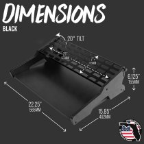 Frameworks Elite Series Synth Oasis for 32-Key MIDI Controllers, Black