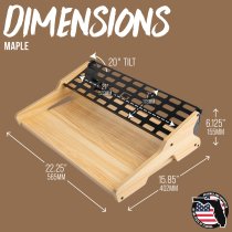 Frameworks Elite Series Synth Oasis for 32-Key MIDI Controllers, Maple
