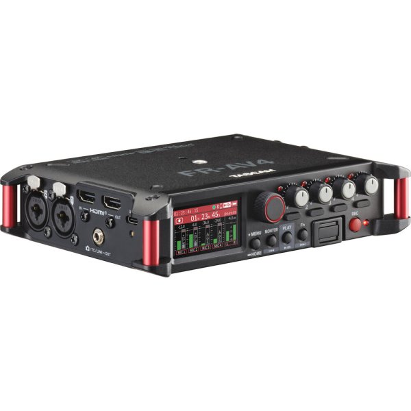 4-Channel 32-Bit Float Field Recorder with Mixer, Timecode, and HDMI Sync