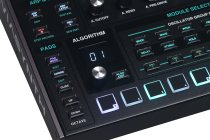 16-Voice Algorithmic Desktop Synthesizer with Analog Filters