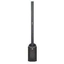 Compact 2,000W Column PA System with 8" Subwoofer, Bluetooth 5, TWS Stereo & 3-Channel Mixer (Black)
