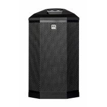 Compact 2,000W Column PA System with 8" Subwoofer, Bluetooth 5, TWS Stereo & 3-Channel Mixer (Black)