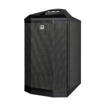 Compact 2,000W Column PA System with 8" Subwoofer, Bluetooth 5, TWS Stereo & 3-Channel Mixer (Black)