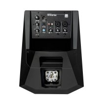 Compact 2,000W Column PA System with 8" Subwoofer, Bluetooth 5, TWS Stereo & 3-Channel Mixer (Black)
