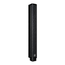 Compact 2,000W Column PA System with 8" Subwoofer, Bluetooth 5, TWS Stereo & 3-Channel Mixer (Black)