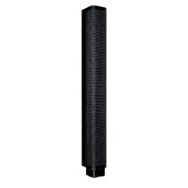 Compact 2,000W Column PA System with 8" Subwoofer, Bluetooth 5, TWS Stereo & 3-Channel Mixer (Black)