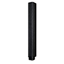 Compact 2,000W Column PA System with 8" Subwoofer, Bluetooth 5, TWS Stereo & 3-Channel Mixer (Black)