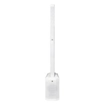 Compact 2,000W Column PA System with 8" Subwoofer, Bluetooth 5, TWS Stereo & 3-Channel Mixer (White)