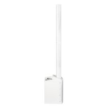 Compact 2,000W Column PA System with 8" Subwoofer, Bluetooth 5, TWS Stereo & 3-Channel Mixer (White)