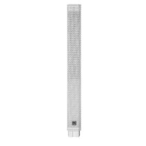 Compact 2,000W Column PA System with 8" Subwoofer, Bluetooth 5, TWS Stereo & 3-Channel Mixer (White)
