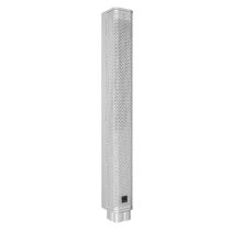 Compact 2,000W Column PA System with 8" Subwoofer, Bluetooth 5, TWS Stereo & 3-Channel Mixer (White)