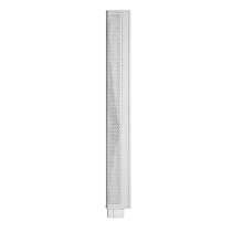Compact 2,000W Column PA System with 8" Subwoofer, Bluetooth 5, TWS Stereo & 3-Channel Mixer (White)