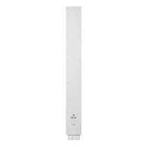 Compact 2,000W Column PA System with 8" Subwoofer, Bluetooth 5, TWS Stereo & 3-Channel Mixer (White)