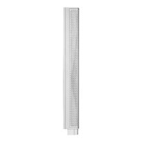 Compact 2,000W Column PA System with 8" Subwoofer, Bluetooth 5, TWS Stereo & 3-Channel Mixer (White)