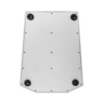 Compact 2,000W Column PA System with 8" Subwoofer, Bluetooth 5, TWS Stereo & 3-Channel Mixer (White)