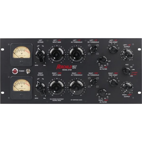Herchild Next Gen 670N Stereo Tube Compressor/Limiter