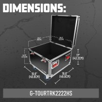 ATA-Style Truck Pack Utility Flight Case with Casters