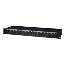 16-Point Gold Plated XLR Female Patchbay with DSUB Outs