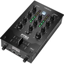 Portable 2+1 Channel DJ Mixer with DVS and Bluetooth Interface