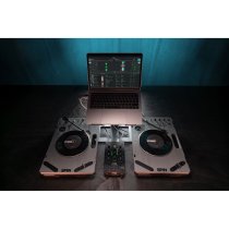 Portable 2+1 Channel DJ Mixer with DVS and Bluetooth Interface
