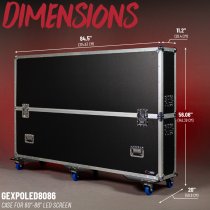 EXPO Series ATA-Style Case for 80″-86″ Class Screens