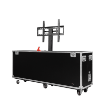 P Series ATA-Style Case with Piston Assisted Lift for 86″ Class LCD/LED Screens
