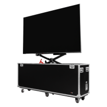 P Series ATA-Style Case with Piston Assisted Lift for 86″ Class LCD/LED Screens