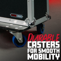 P Series ATA-Style Case with Piston Assisted Lift for 86″ Class LCD/LED Screens
