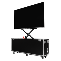 P Series ATA-Style Case with Piston Assisted Lift for 86″ Class LCD/LED Screens