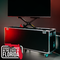 P Series ATA-Style Case with Piston Assisted Lift for 86″ Class LCD/LED Screens