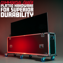 P Series ATA-Style Case with Piston Assisted Lift for 86″ Class LCD/LED Screens