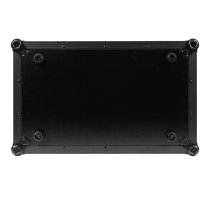 ONYX Flight Case with Upper Deck for Pioneer DJ DDJ-FLX4 DJ Controller, Black on Black