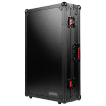 ONYX Flight Case with Upper Deck Platform for Pioneer DJ DDJ-REV7 DJ Controller, Black on Black