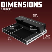 ATA-Style Road Case with Doghouse for A&H Qu-7 &Qu-7D Dante Mixer