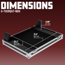 ATA-Style Road Case for A&H Qu-7 & Qu-7D Dante Mixer