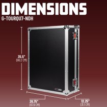 ATA-Style Road Case for A&H Qu-7 & Qu-7D Dante Mixer