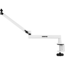 Shure Low-Profile Desktop Mic Boom Stand, White