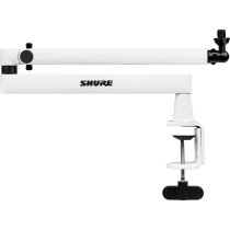 Shure Low-Profile Desktop Mic Boom Stand, White